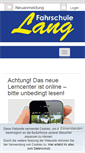 Mobile Screenshot of fahrschulelang-kulmbach.de